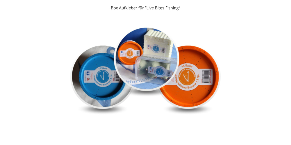 Box Aufkleber für “Live Bites Fishing”